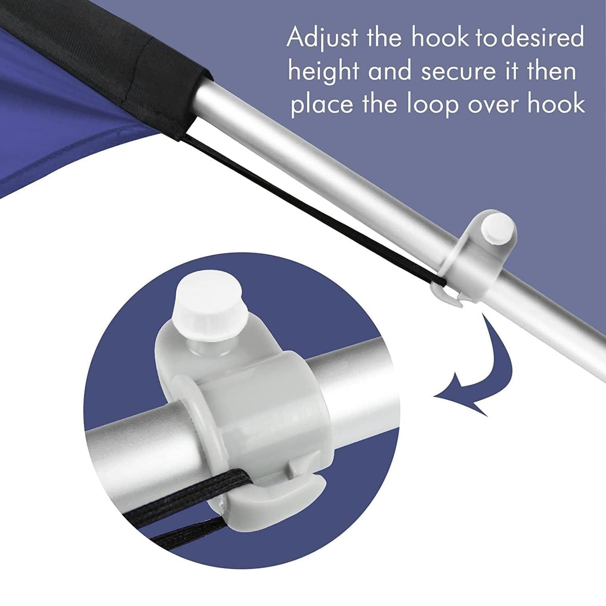 FSFLAG swooper flag pole kit demonstrating compatibility with different flag shapes.