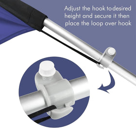 FSFLAG swooper flag pole kit demonstrating compatibility with different flag shapes.