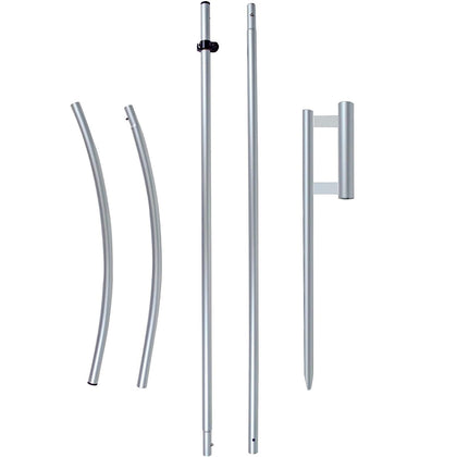 FSFLAG swooper flag kit ready for quick outdoor assembly and high visibility.