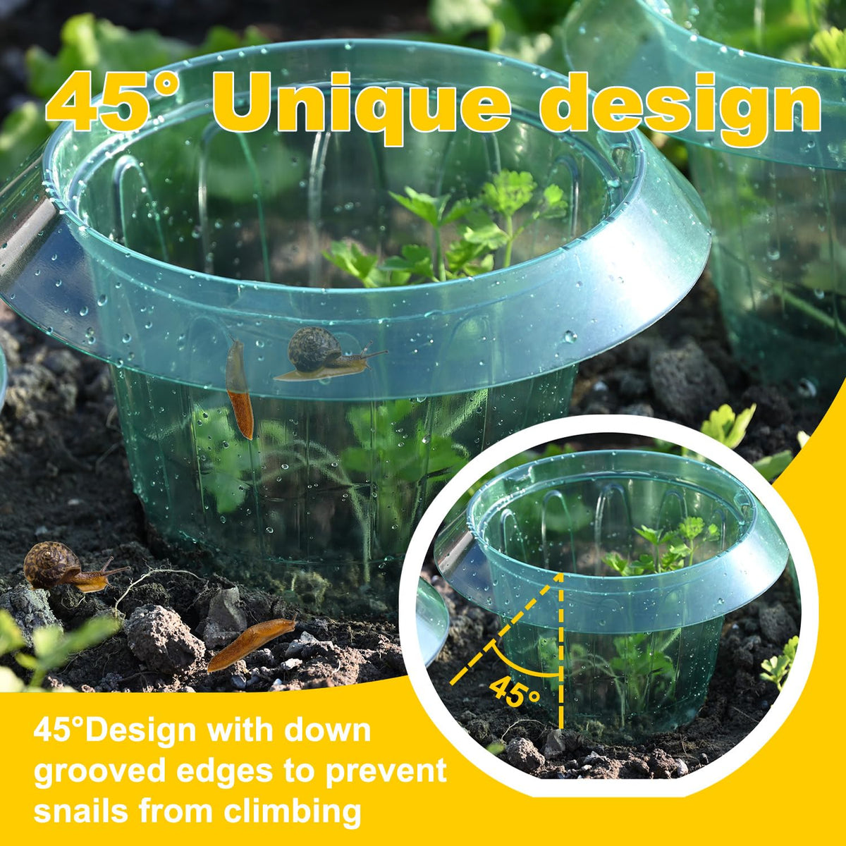 Fshow slug-collar made of UV-resistant recycled plastic