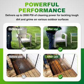 FSQLB turbo nozzle with durable build suitable for frequent outdoor use.