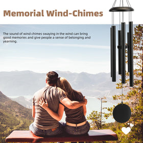 FSVGYY wind chimes create deep-toned ambiance for garden or patio moments.