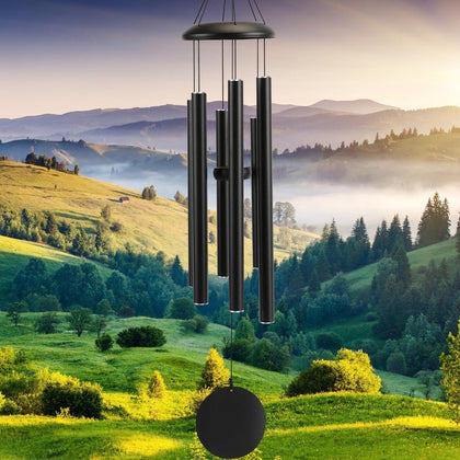 FSVGYY wind chimes 40-inch outdoor set adds ambient calm to your garden.