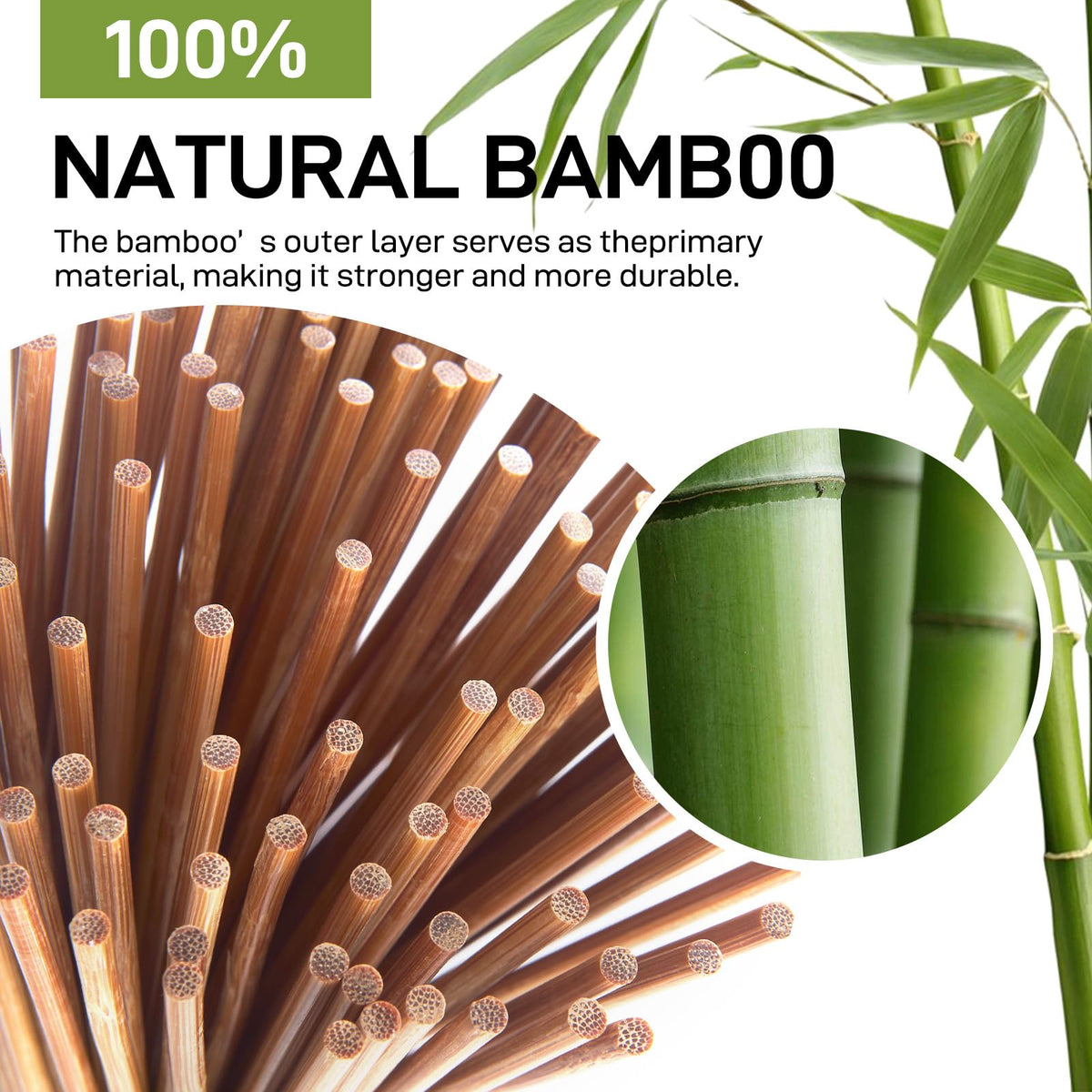 FSYSUN bamboo skewers 12-inch for elegant party presentations.