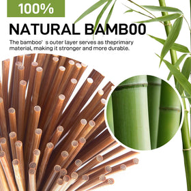 FSYSUN bamboo skewers 12-inch for elegant party presentations.