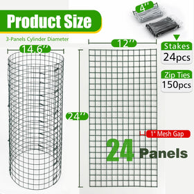 FTLKIBMD reusable garden protection with stakes enables quick secure setup