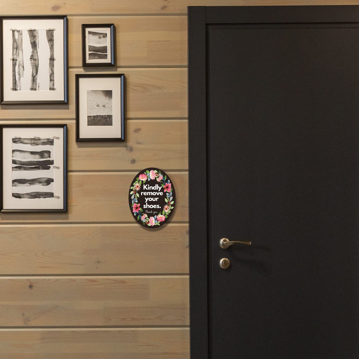 FTONENI wooden sign readable indoors or outdoors with durable adhesive