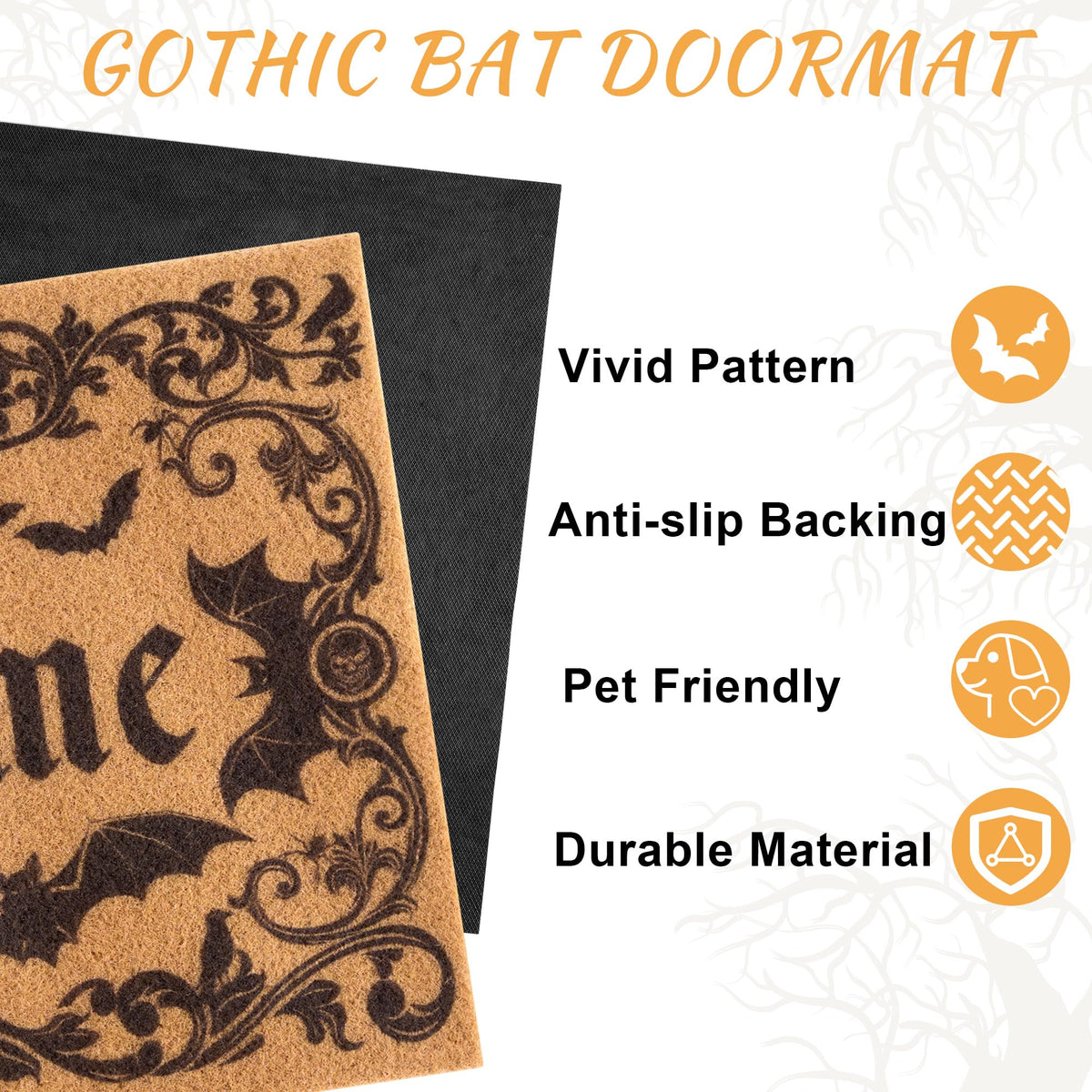 Fttoyoly dirt-scraping surface helps remove mud before entering your home