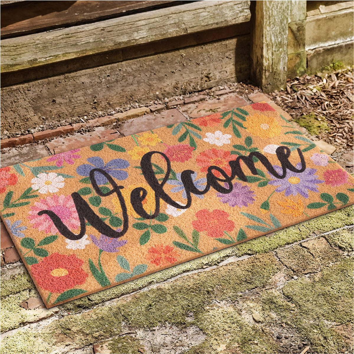 Fttoyoly easy-clean doormat for simple maintenance and vibrant appearance.