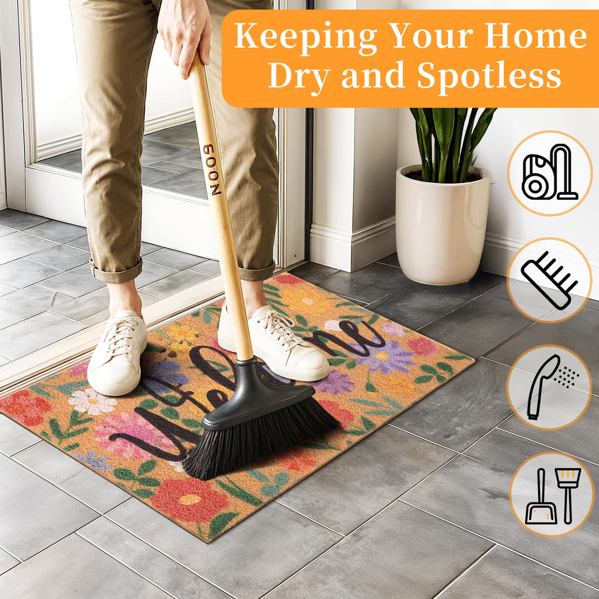 Fttoyoly indoor-outdoor use versatile for porch, hallway, or entryway.