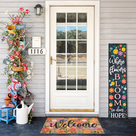 Fttoyoly porch entryway decor adds spring charm to outdoor spaces.