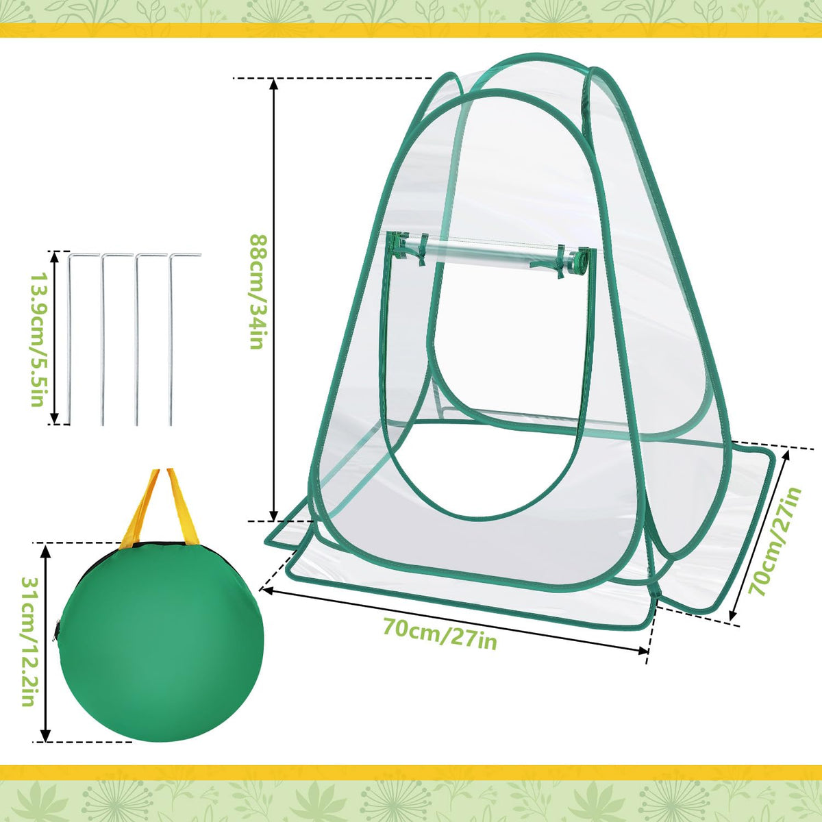 Fuairmee weatherproof UV protection shell shielding plants from elements