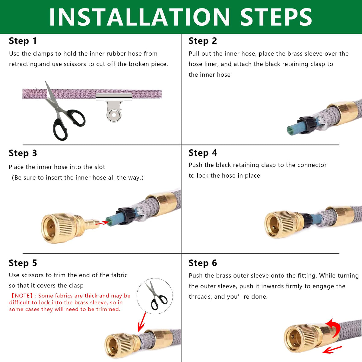 FUATY compact hose end replacement suitable for quick swaps