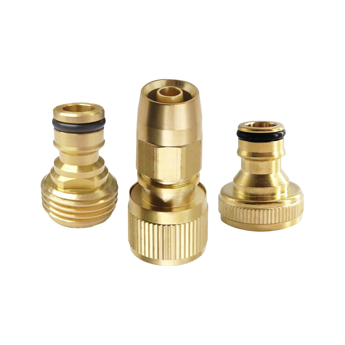 FUATY garden hose repair kit assembly with three connectors for quick fixes
