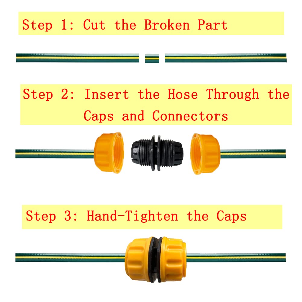 FUATY rustproof plastic fittings resist corrosion for outdoor use.