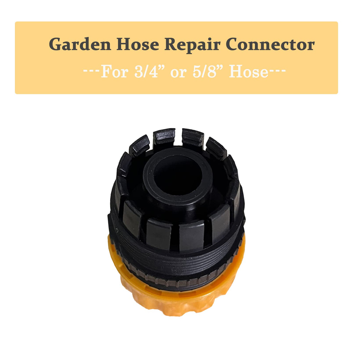 FUATY tool-free installation shows push-in fitting and hand-tighten cap.