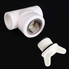 FUATY white garden irrigation pipe plug for winterizing outdoor lines