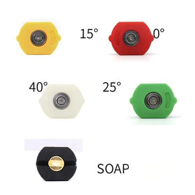 Fubeasi Z-Color 25-degree nozzle offers a wider angle for decks.