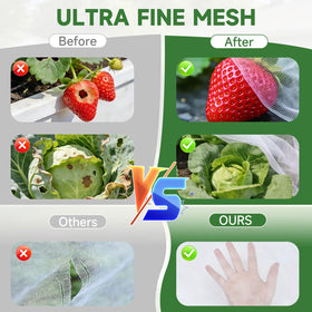 FuBegi garden clips secure netting to beds against wind