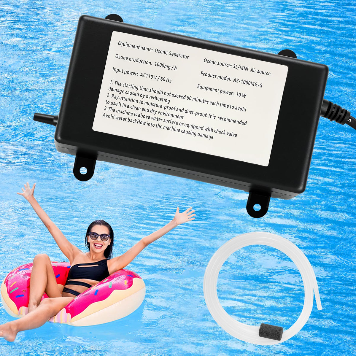 Fuceter ozone generator for cold plunge ready for at-home use.