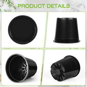 FUIJOL pot dimensions with top diameter 10.3 inches for precise planting.