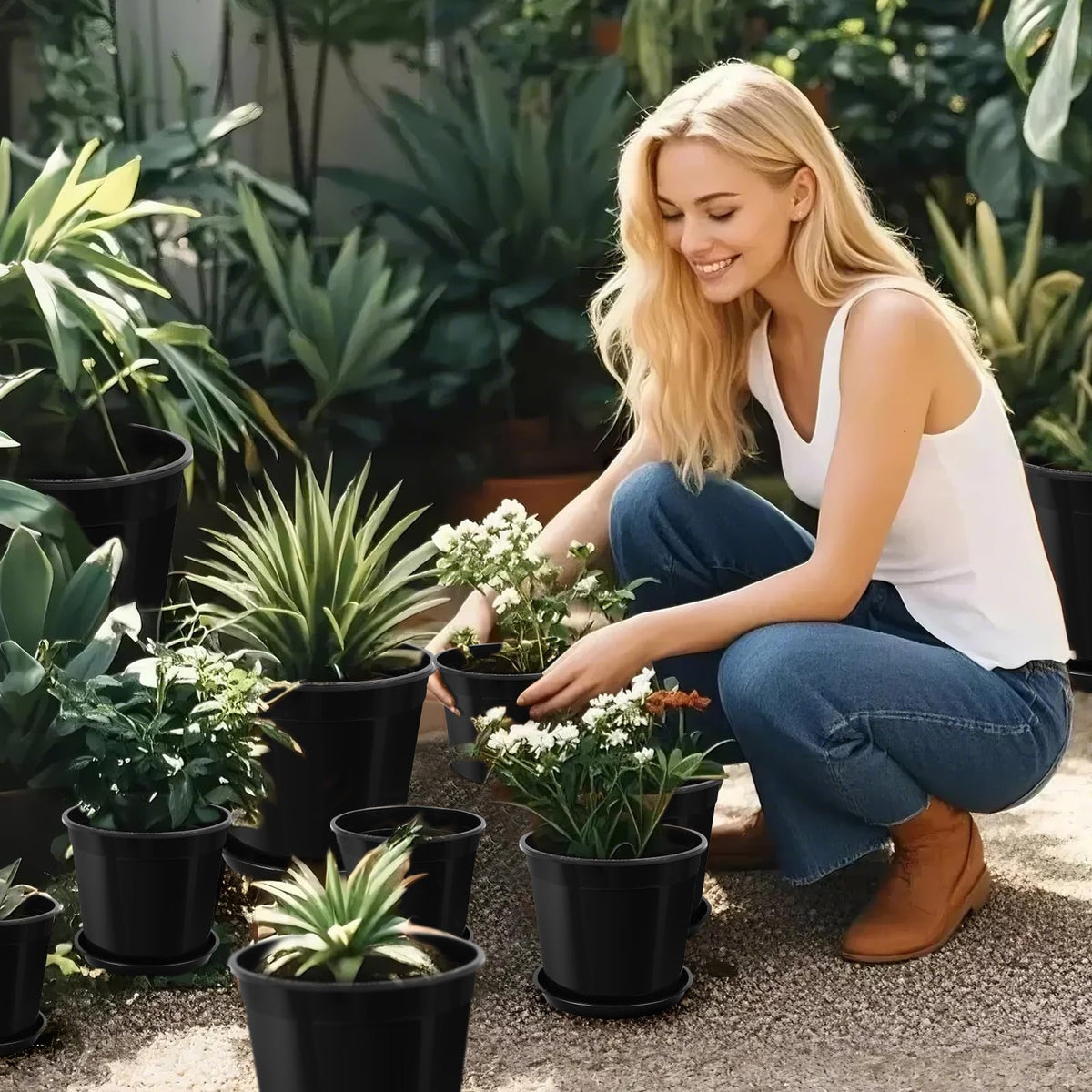 FUIJOL six-pack packaging ideal for budgeting and multiple planters.
