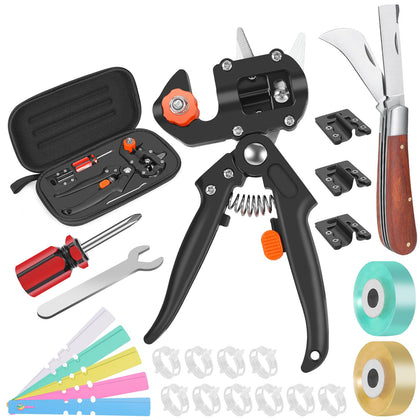 FUJIWARA 3-in-1 grafting tool set close-up for versatile grafting tasks.