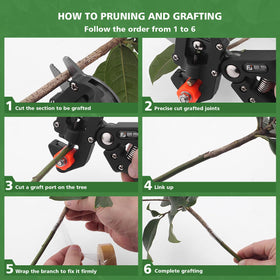 FUJIWARA grafting accessories including tapes, tags, clips and knife.
