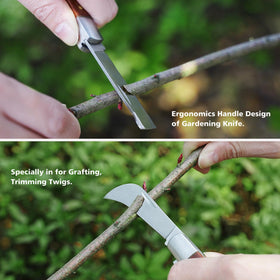 FUJIWARA ergonomic ABS handle for comfortable grafting sessions.
