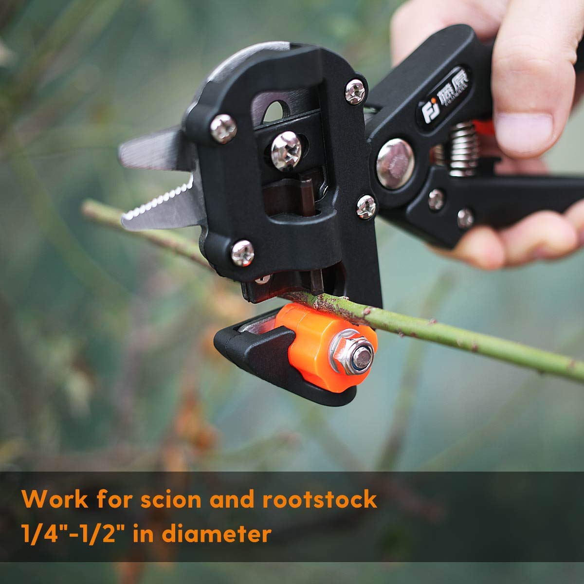 FUJIWARA grafting tool secure-lock mechanism for quick, safe operation