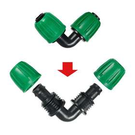 FULAIERGD 16 mm compatible elbow supports efficient water distribution in raised beds