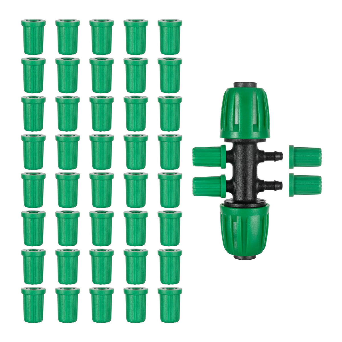 FULAIERGD 1/4 barb plug cap seals irrigation lines to prevent leaks