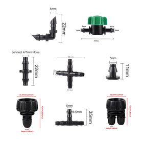 FULAIERGD 2-way 1-4 tubing splitter enables efficient branchlines.