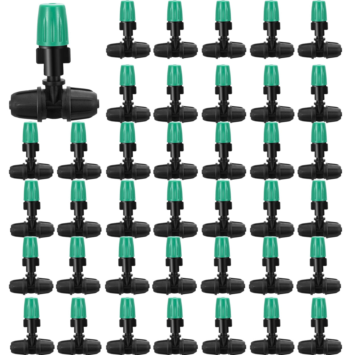 Fulaiergd 50pcs micro misting nozzles for precise garden cooling