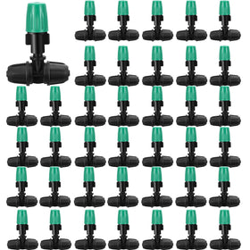 Fulaiergd 50pcs micro misting nozzles for precise garden cooling