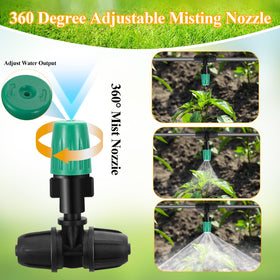 Fulaiergd adjustable atomizing nozzle offers 360-degree spray control