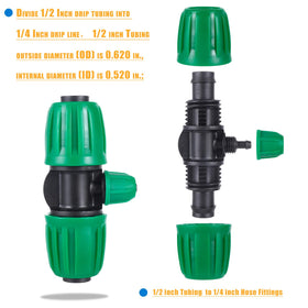 FULAIERGD anti leak barbed tee ensures secure tubing connections