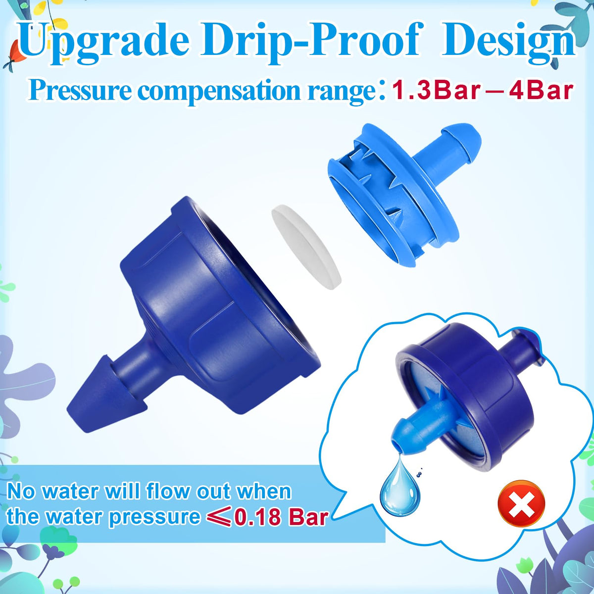 FULAIERGD built-in-seal leak-proof technology prevents drainage