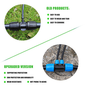 FULAIERGD drip tubing assembly fit secures easy drip line connections.