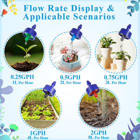 FULAIERGD durable UV-resistant plastic design withstands outdoor irrigation.