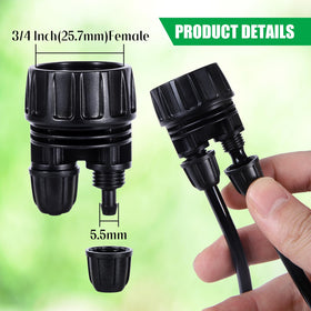 FULAIERGD faucet connection with 3/4 inch thread for secure fit