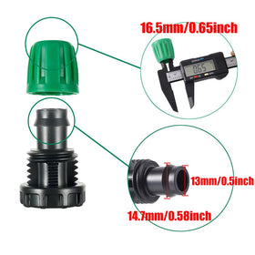 FULAIERGD half-inch end-cap with barb for drip systems.