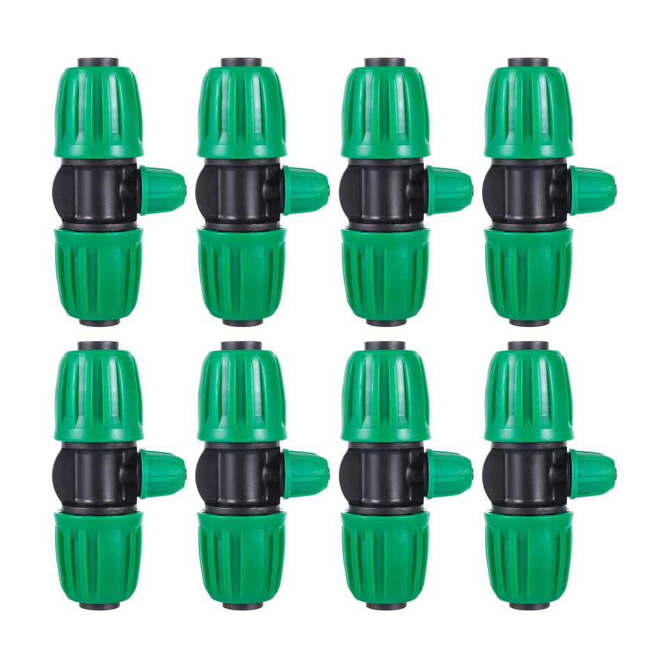 FULAIERGD half to quarter drip tee connector for easy irrigation setup