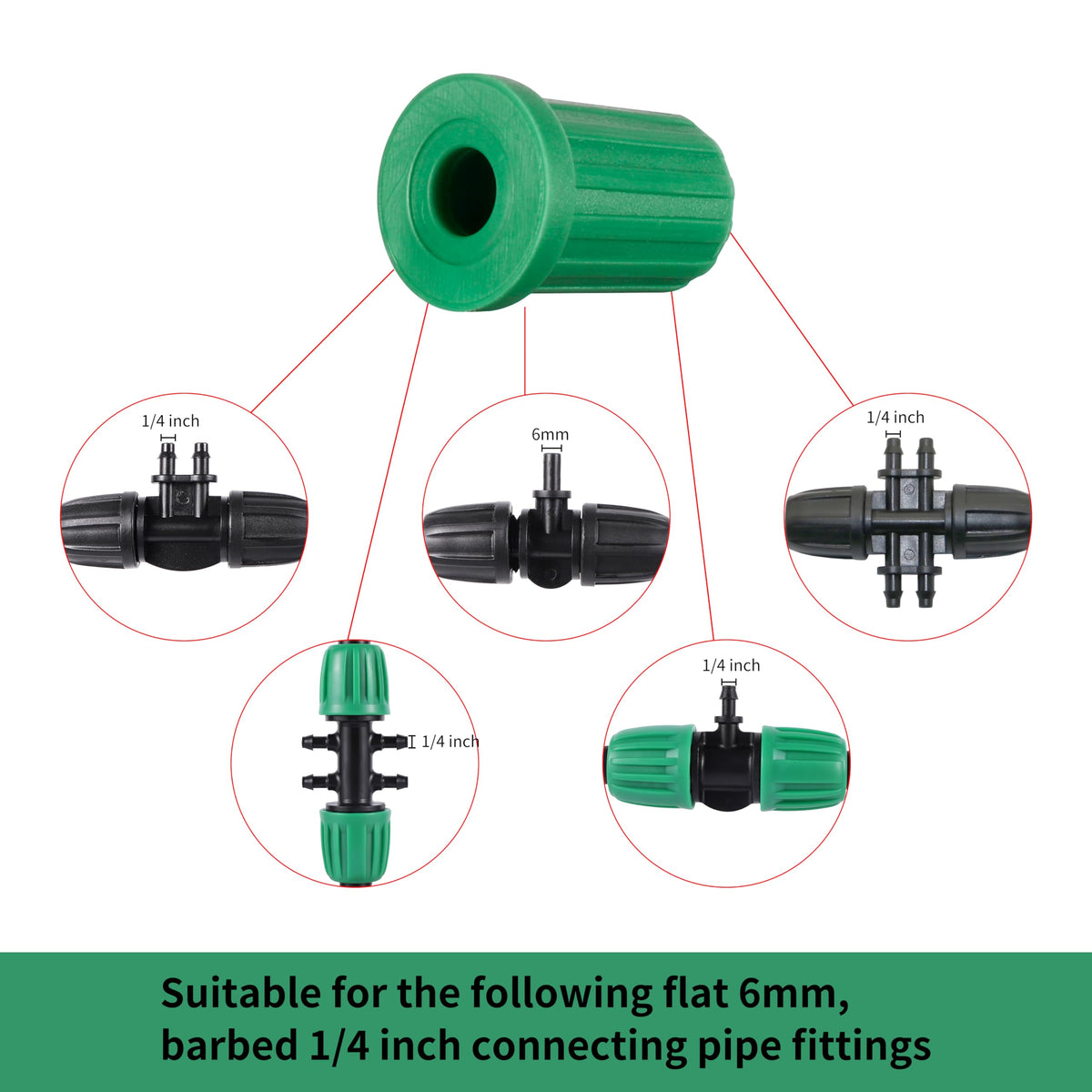 FULAIERGD heat-resistant rubber keeps irrigation lines working in any weather