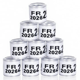 FULAIERGD pigeon leg ring 2026 white inner diameter showing lightweight aluminum core for comfort