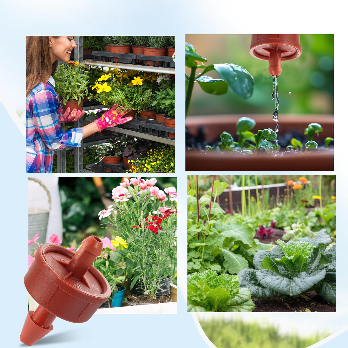 FULAIERGD potted plant irrigation dripper for containers