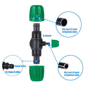 FULAIERGD tubing fittings with screw caps for quick, leak proof installs