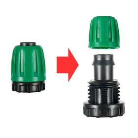 FULAIERGD twist-lock end plug on 1/2-inch tubing for easy install.