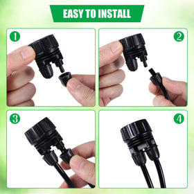 FULAIERGD upgraded nut cap design prevents tubing slip