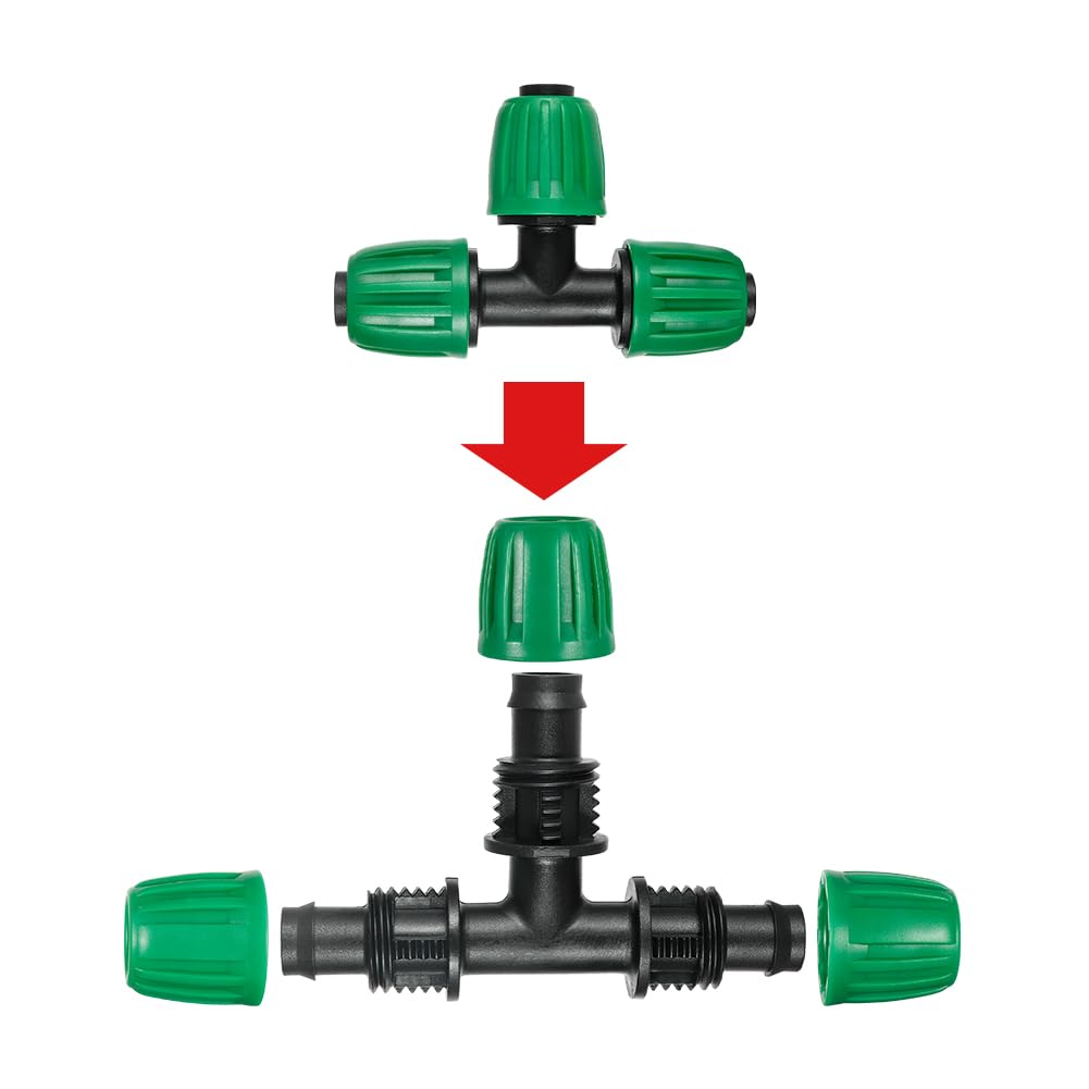 FULAIERGD versatile watering solution for raised beds, greenhouses, and lawns.